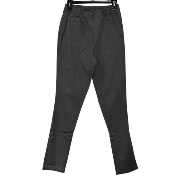 WOMAN WITHIN GRAY ELASTIC WAIST SIZE 12W TALL - Picture 2 of 4